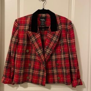 True 90s Plaid Blazer